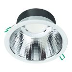 Philips LED Downlight Coreline DN142B Aluminium Wit 11W 1200lm 60D - 840 Koel Wit | Zaagmaat 155mm - IP54 - UGR<19