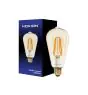 Noxion Lucent LED E27 Edison Filament Amber 8.1W 720lm - 825 Zeer Warm Wit | Dimbaar - Vervangt 60W